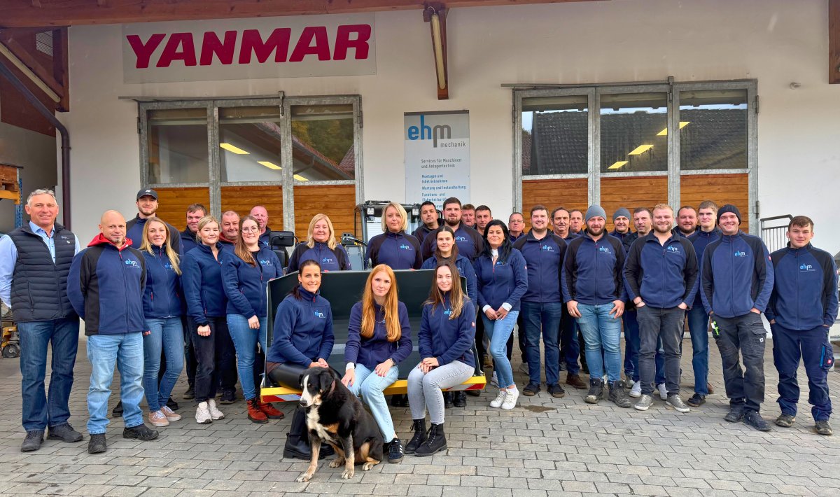 EHM Mechanik gesamtes Team Standort Simbach am Inn